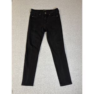 Banana Republic Womens 25 Black High Rise Skinny Stretch Jeans